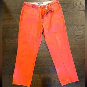 Peter Millar Men's Raleigh Washed Twill Pima Cotton Pants. 36x28